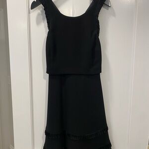 Sandro Chic Black Sleeveless Dress